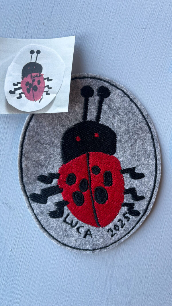IMG 3573 600x1067 - Wunsch- Motiv ( als Patch) nach eurem Design oder Logo