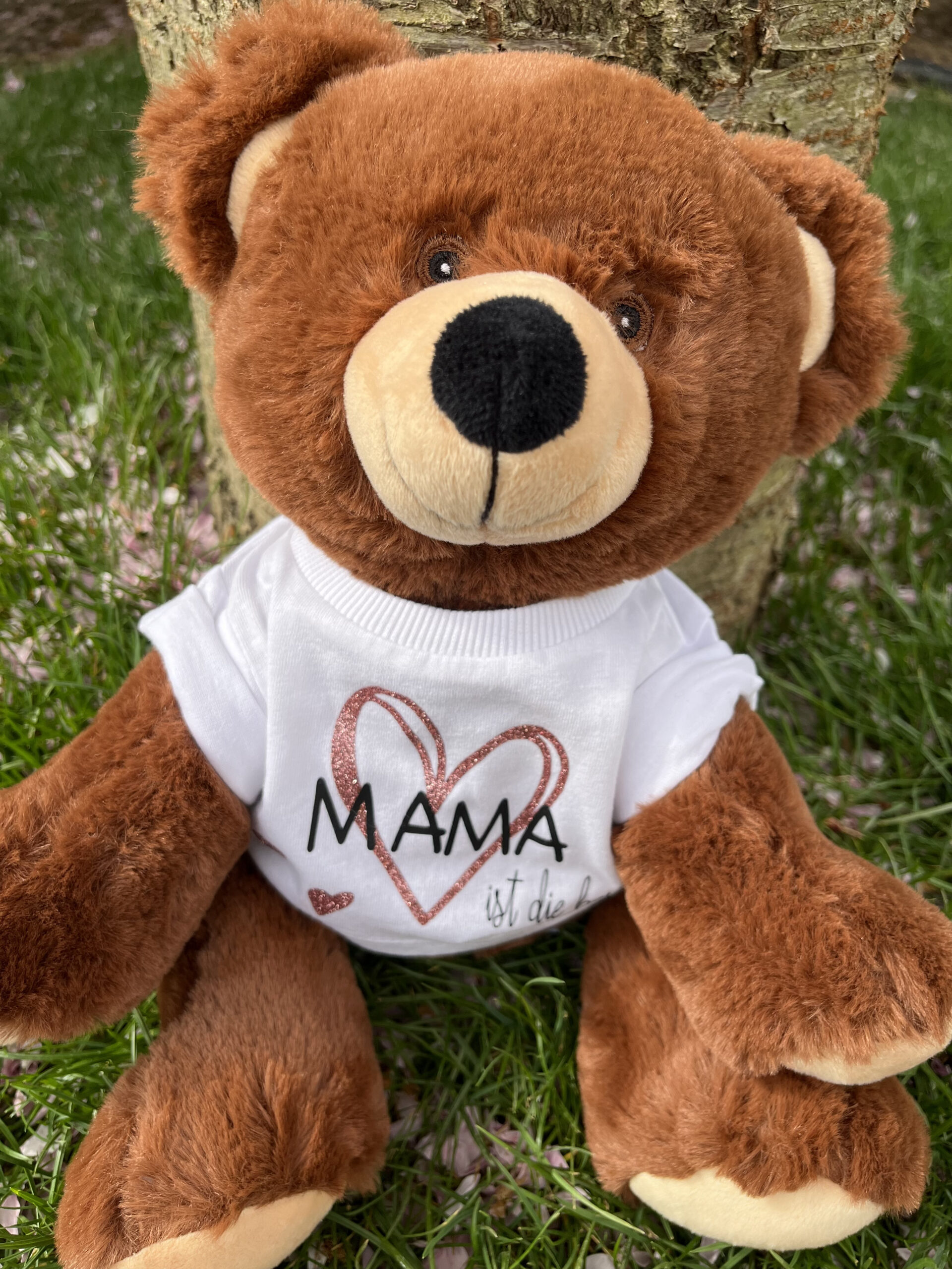IMG 9383 scaled - kleiner Recycel- Teddybär  für Mami (individualisierbar) Design 1