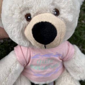 IMG 9395 300x300 - großer Recycel- Teddybär  mit Wunsch-Print auf dem Shirt