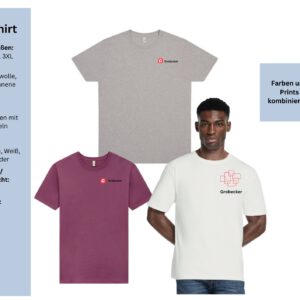 Grobecker Unisex T-Shirt Logo klein